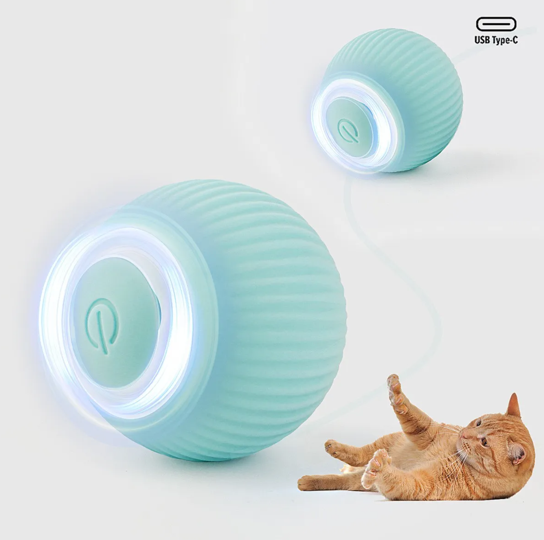 🥎 Pelota para Gatos con Movimiento Inteligente